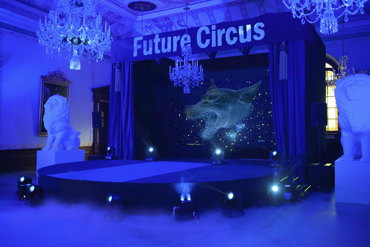 Future circus hologram 7sky